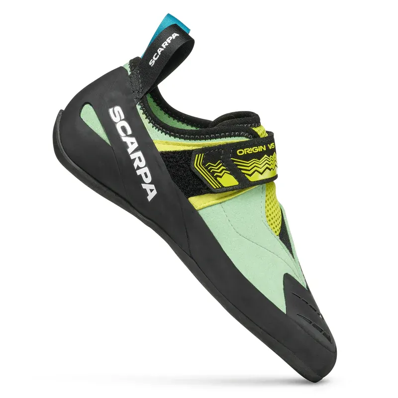Scarpa Origin VS Women's Climbing Shoe in Pastel Green/Lime