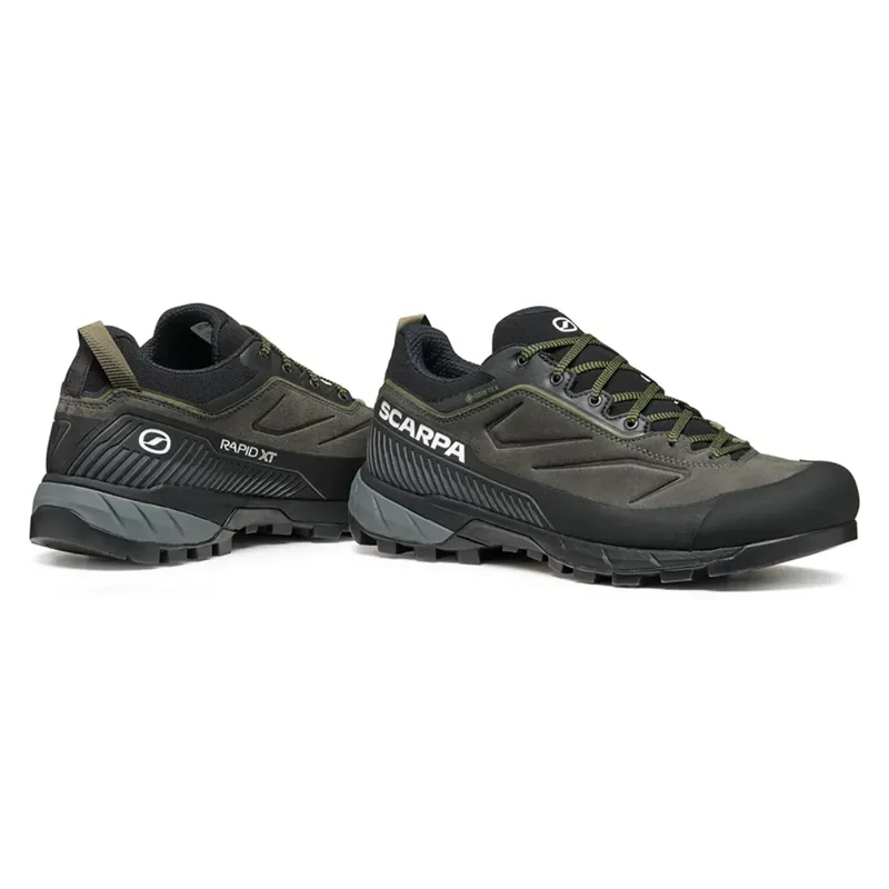 Scarpa Rapid XT GTX Men's Approach Shoe in Shark/Military-5