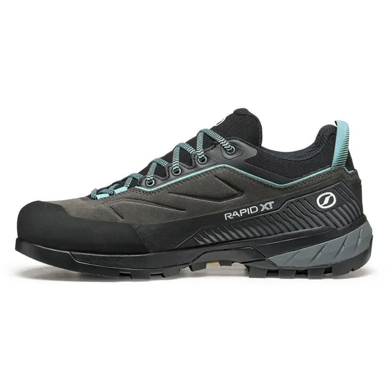 Scarpa Rapid XT GTX Women's Approach Shoe in Shark/Aqua-1