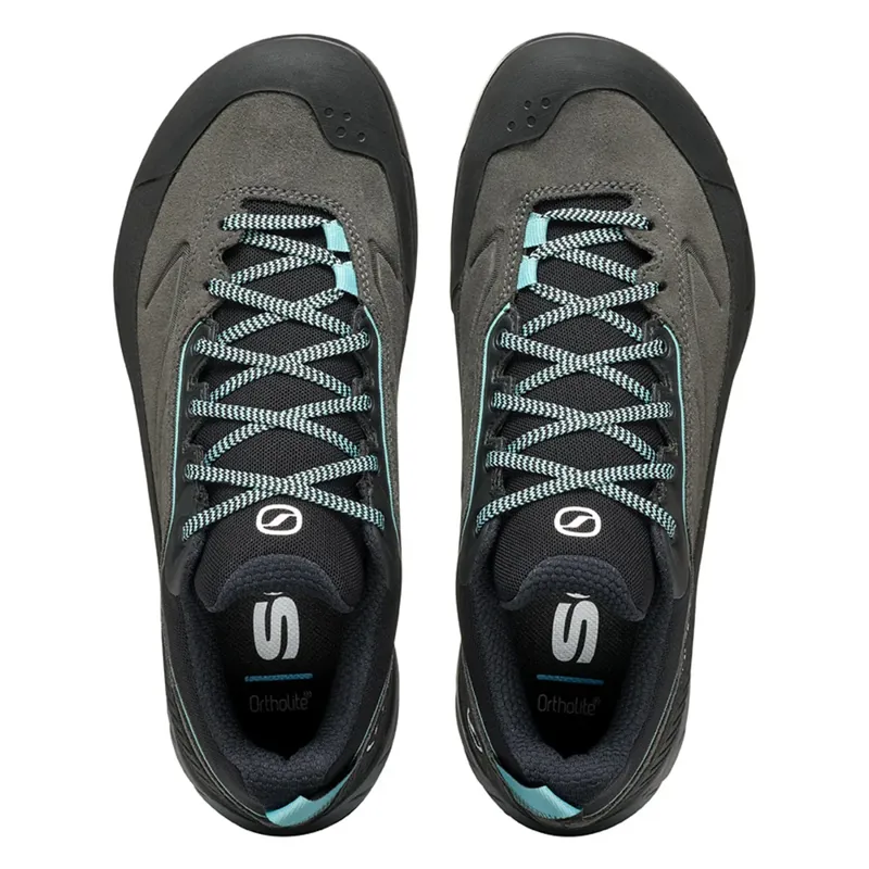 Scarpa Rapid XT GTX Women's Approach Shoe in Shark/Aqua-4