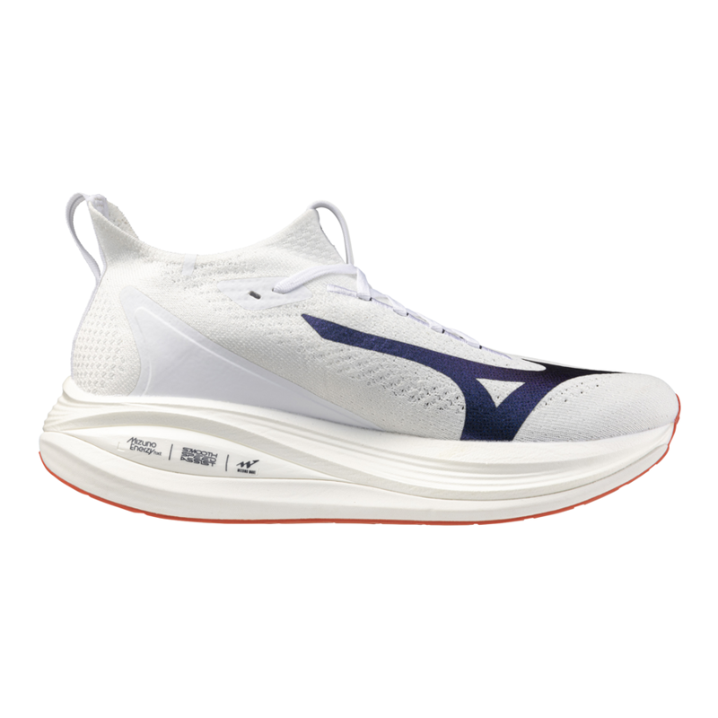 Mizuna Neo Vista 2 Men's Road Running Shoe in White/White/Iris Bloom