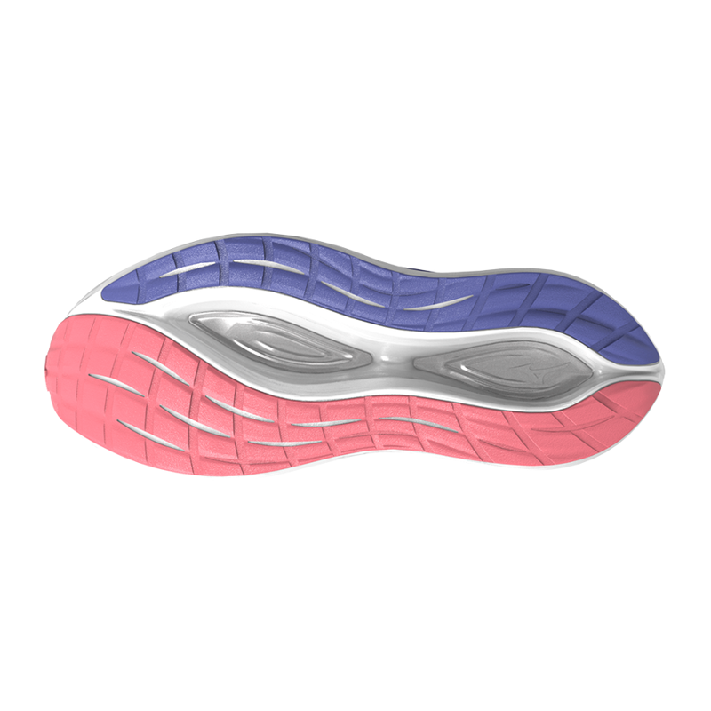 Mizuno Neo Vista 2 Women's Road Running Shoe in White/Striking Coral/Iris Bloom-1