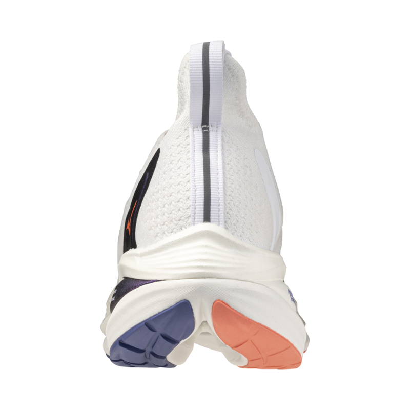 Mizuno Neo Vista 2 Women's Road Running Shoe in White/Striking Coral/Iris Bloom-2