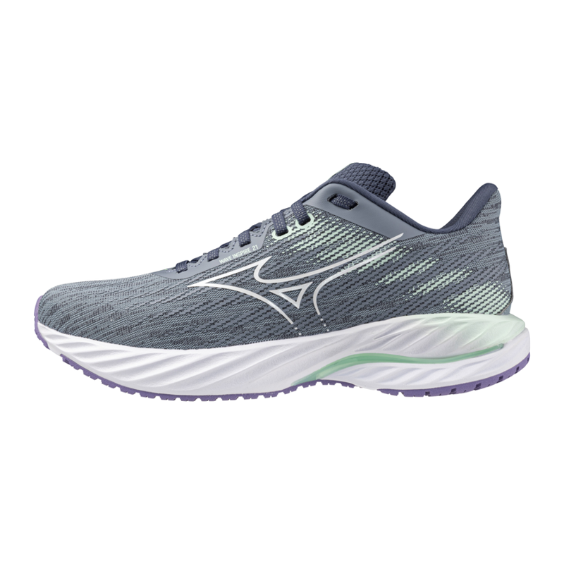 Mizuno Wave Inspire 21 Women's Road Running Shoe in  Tradewinds/White/Neo Mint-2