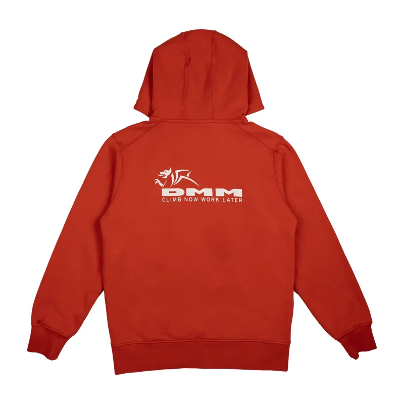 DMM Climb Now Work Later Unisex Hoodie in Molten Lava-1