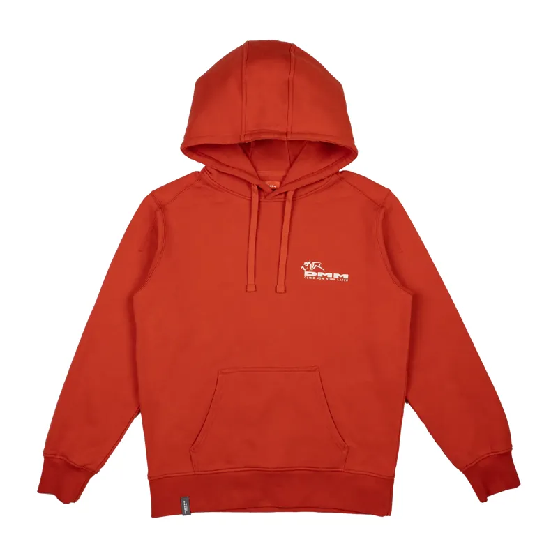 DMM Climb Now Work Later Unisex Hoodie in Molten Lava