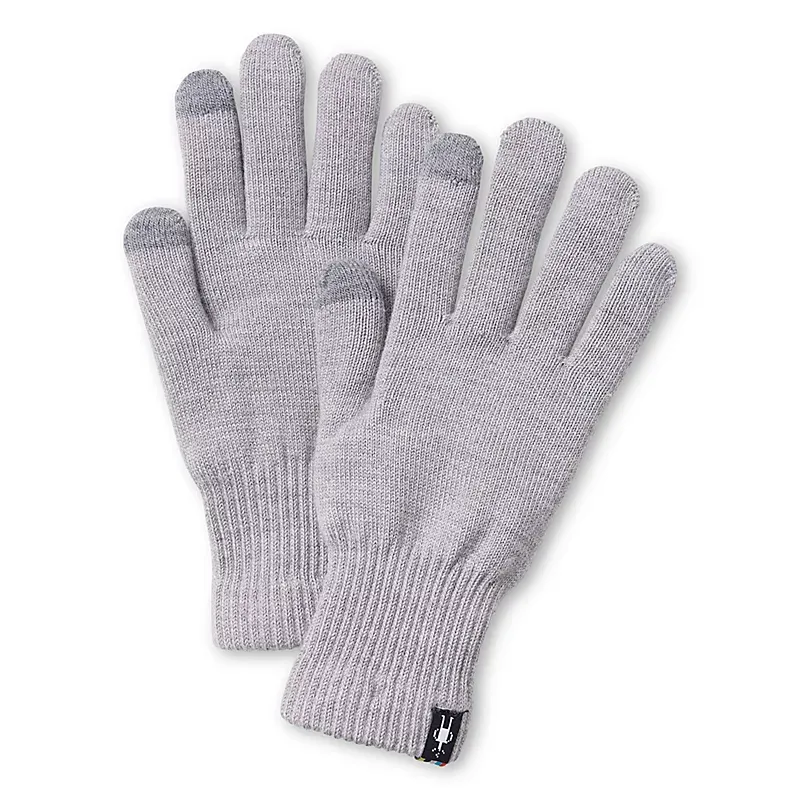Smartwool Liner Glove in Light Grey Heather