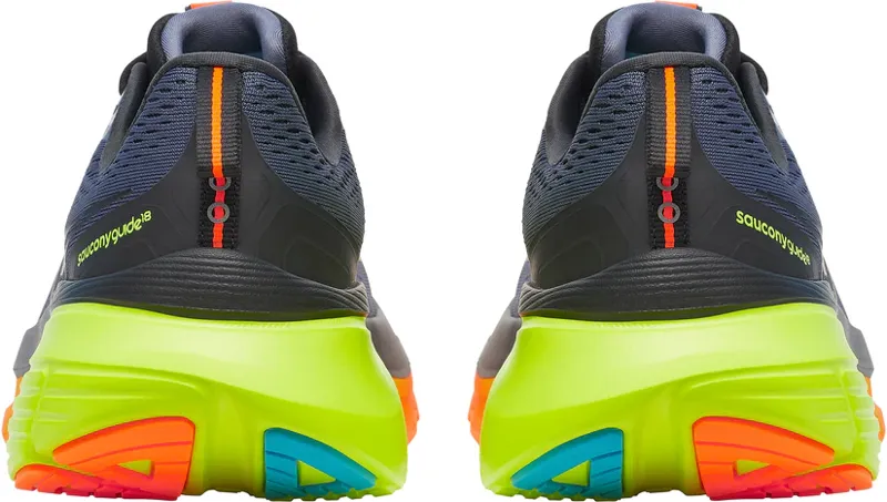 Saucony Guide 18 Men's Road Running Shoe in Shadow/ViZi-1