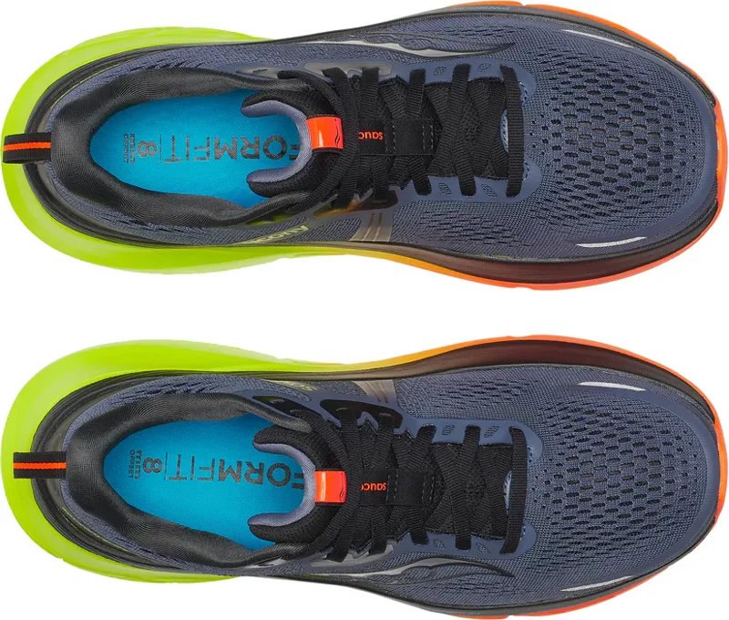 Saucony Guide 18 Men's Road Running Shoe in Shadow/ViZi-5