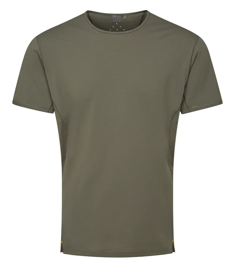 Rab Sonic Ultra Tee Men's Running T-Shirt in Light Khaki