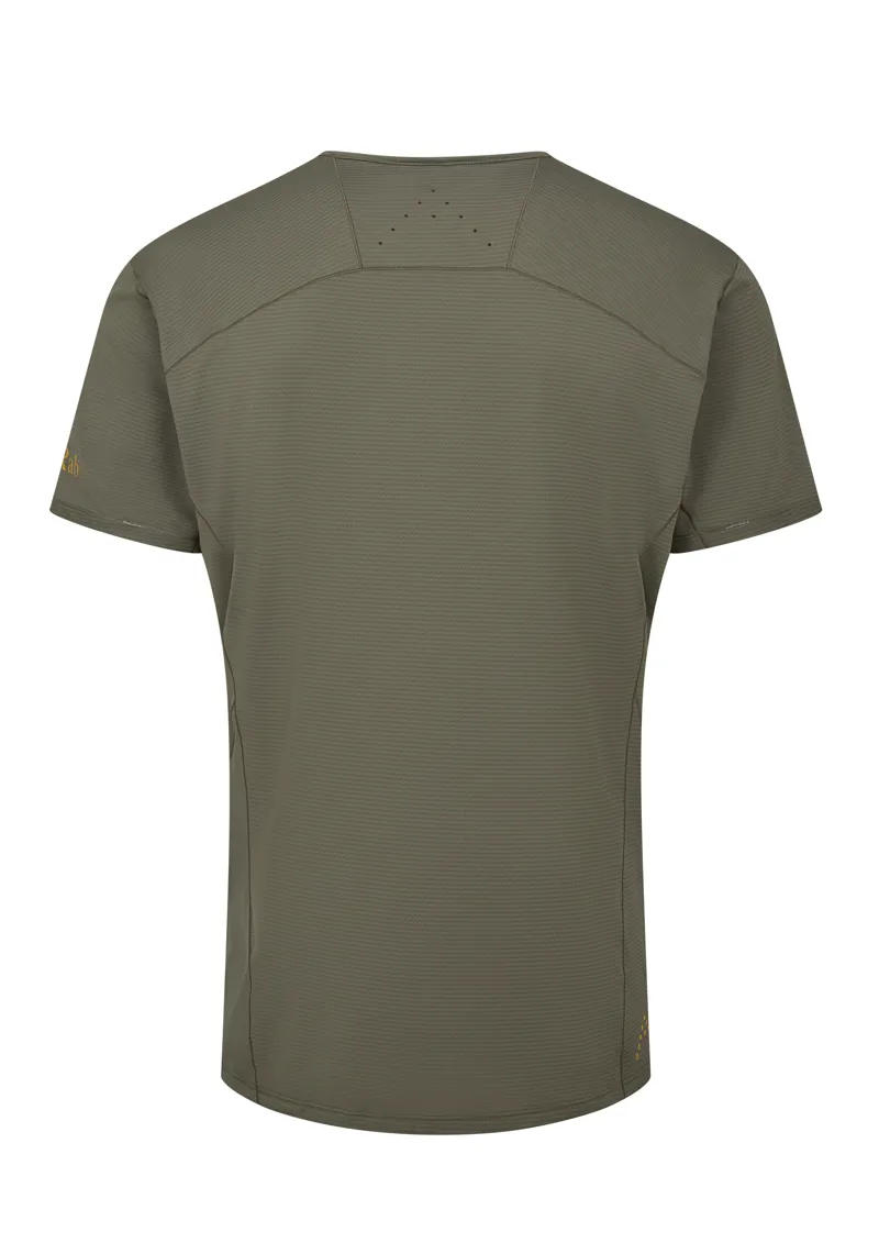 Rab Sonic Ultra Tee Men's Running T-Shirt in Light Khaki-1