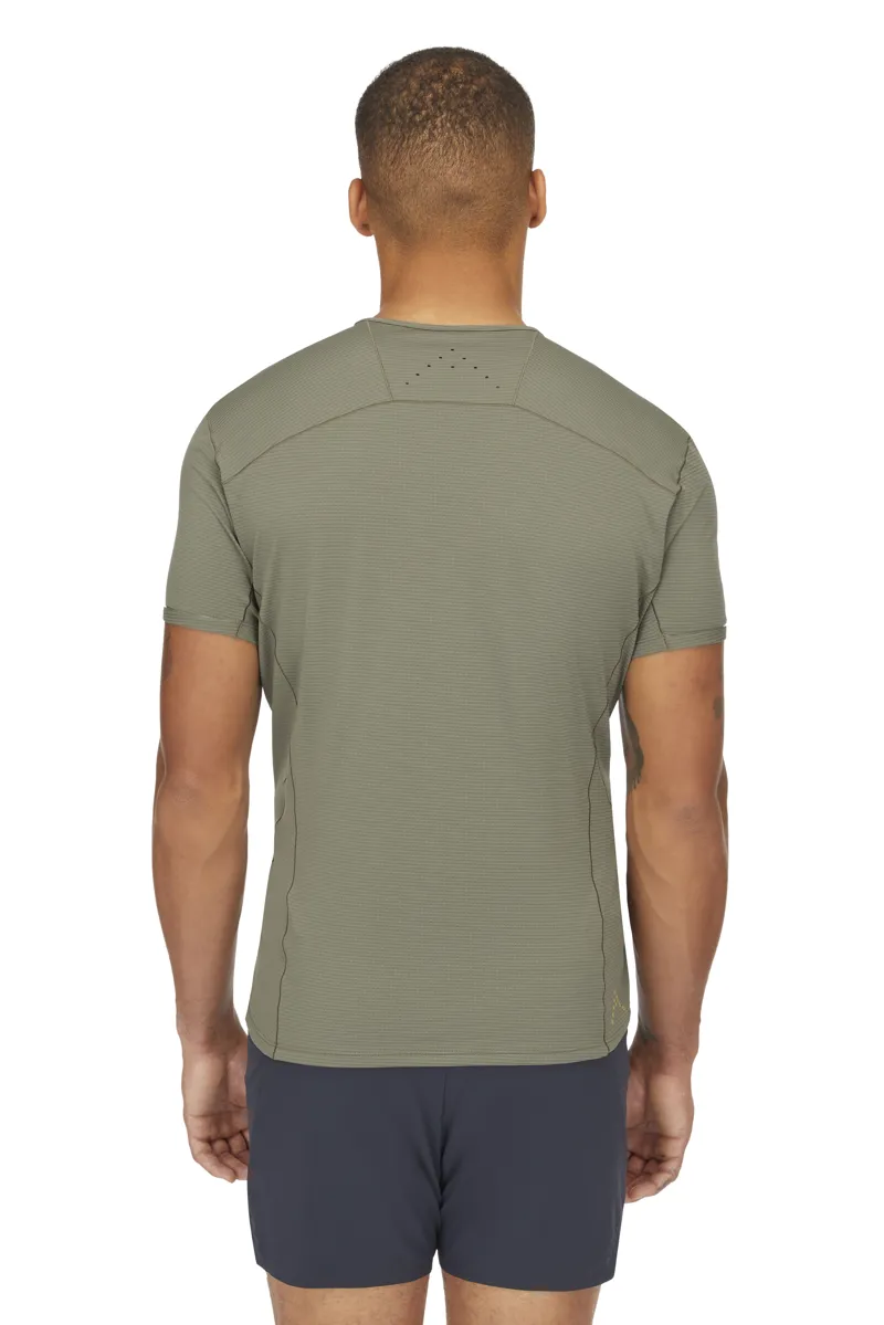 Rab Sonic Ultra Tee Men's Running T-Shirt in Light Khaki-3
