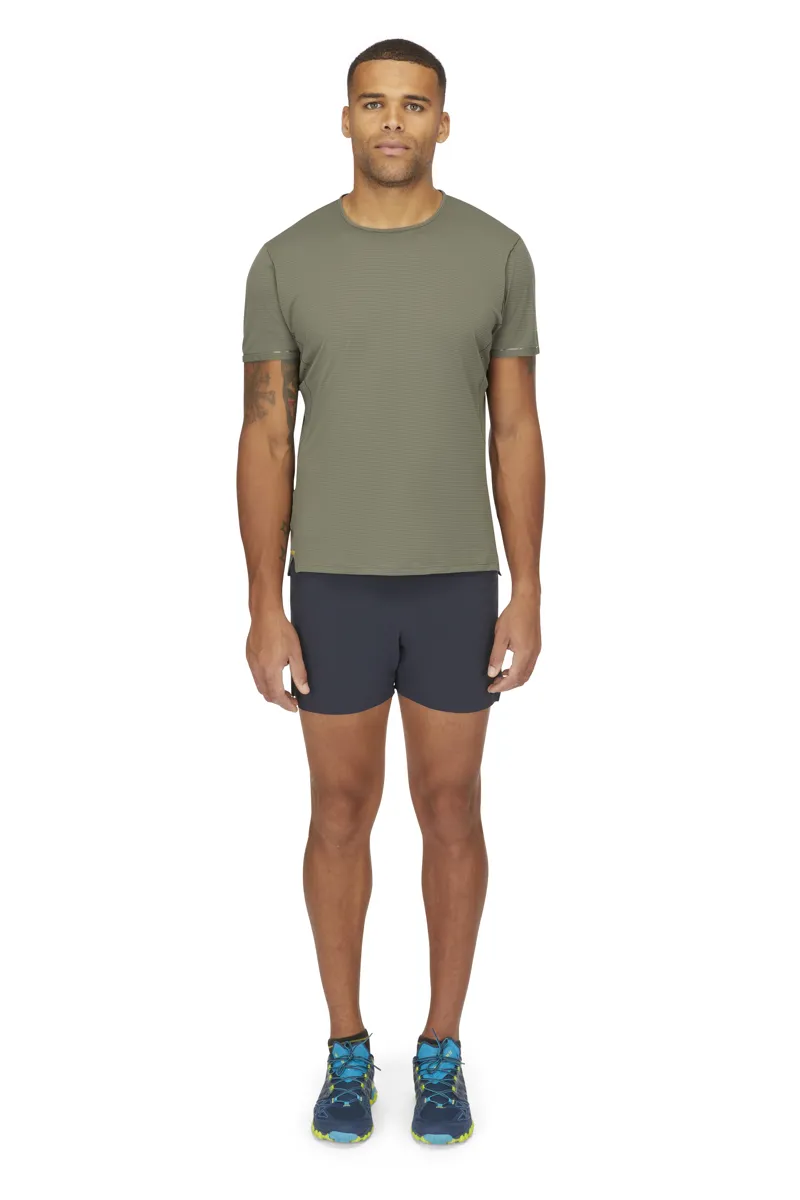 Rab Sonic Ultra Tee Men's Running T-Shirt in Light Khaki-5