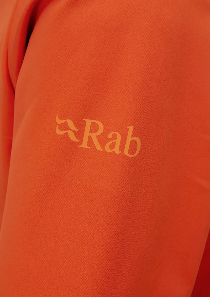 Rab Stormveil Windstopper Men's Running Jacket in Firecracker-5