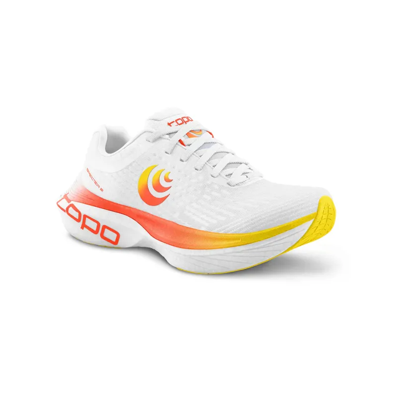 Topo Specter 2 Men's Road Running Shoe in White/Sunset -2