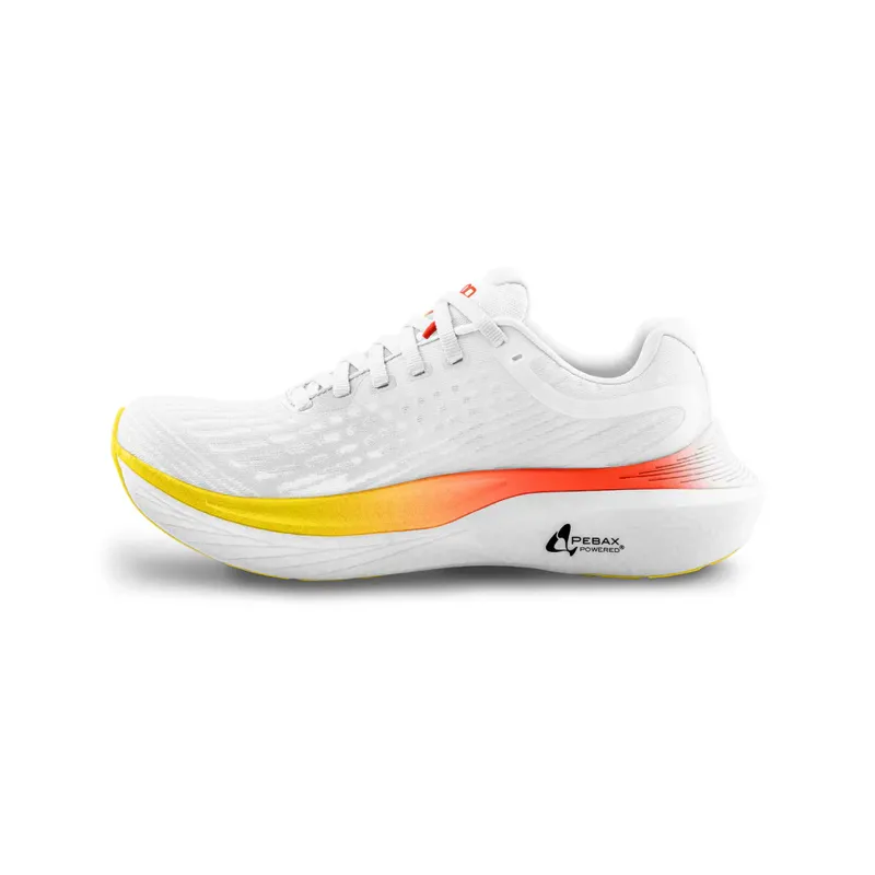 Topo Specter 2 Women's Road Running Shoe in White/Sunset -3
