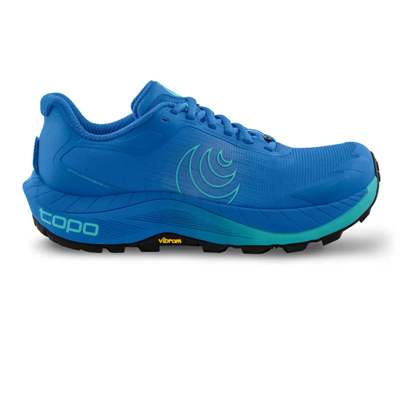 Topo Athletic MTN Racer 4 WIDE Women's Trail Running Shoe in Blue/Blue