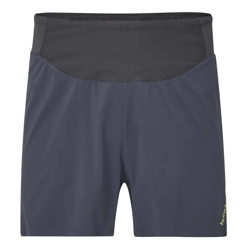 Rab Talus Trail Light Men's Running Short in Ebony/Zest