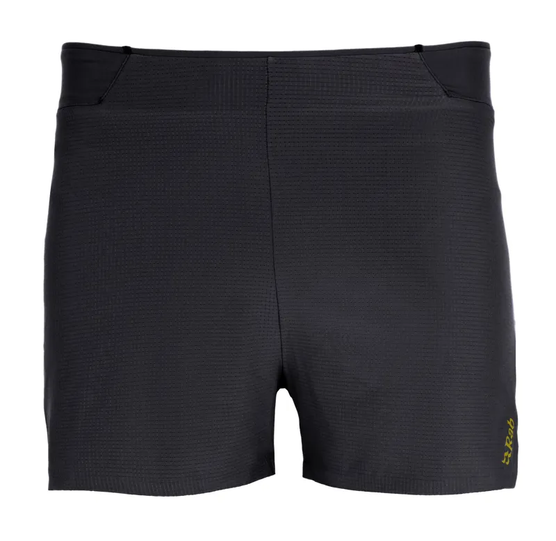 Rab Talus Ultra Short Men s Running Shorts Ebony Zest