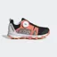 adidas Terrex Agravic Boa Kid's Trail Running/Walking Shoe in Core Black/Crystal White/Impact Orange