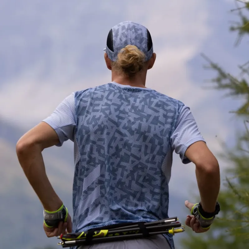 adidas Terrex Heat.Rdy Five-Panel Graphic Cap in Blue Dawn/Black/Black-3