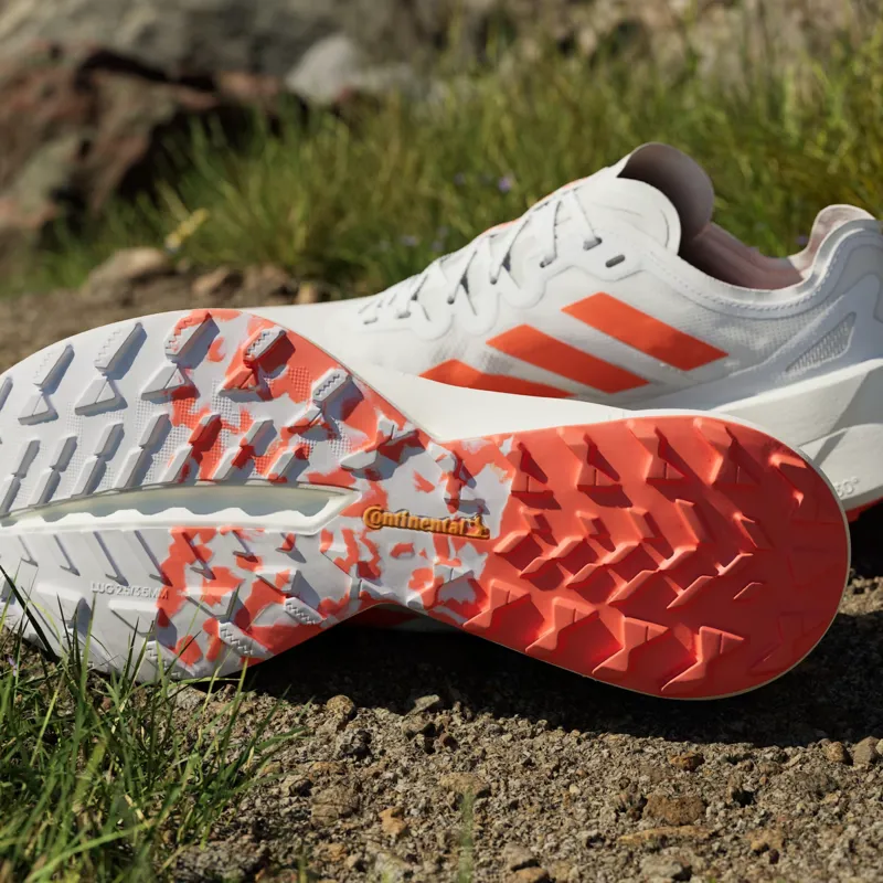 adidas Terrex Agravic Speed Ultra Men's Trail Running Shoe in Cloud White/Impact Orange/Dash Grey-11