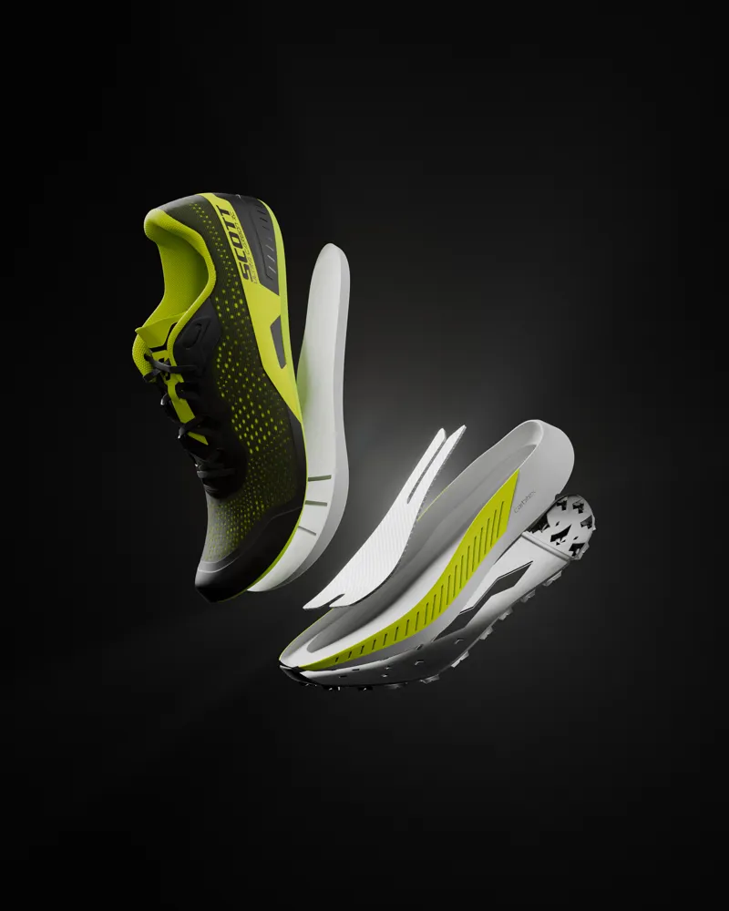 Scott Ultra Carbon RC Men's Trail Running Shoe in Black/Yellow-6