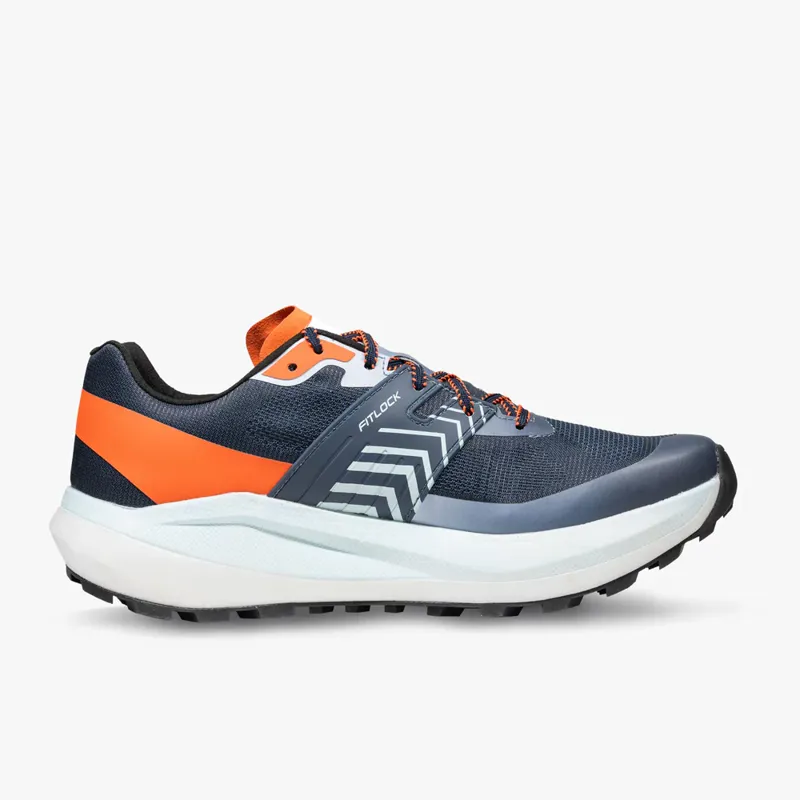 VJ Sport Ultra 3 Unisex Trail Running Shoe in Navy/Orange