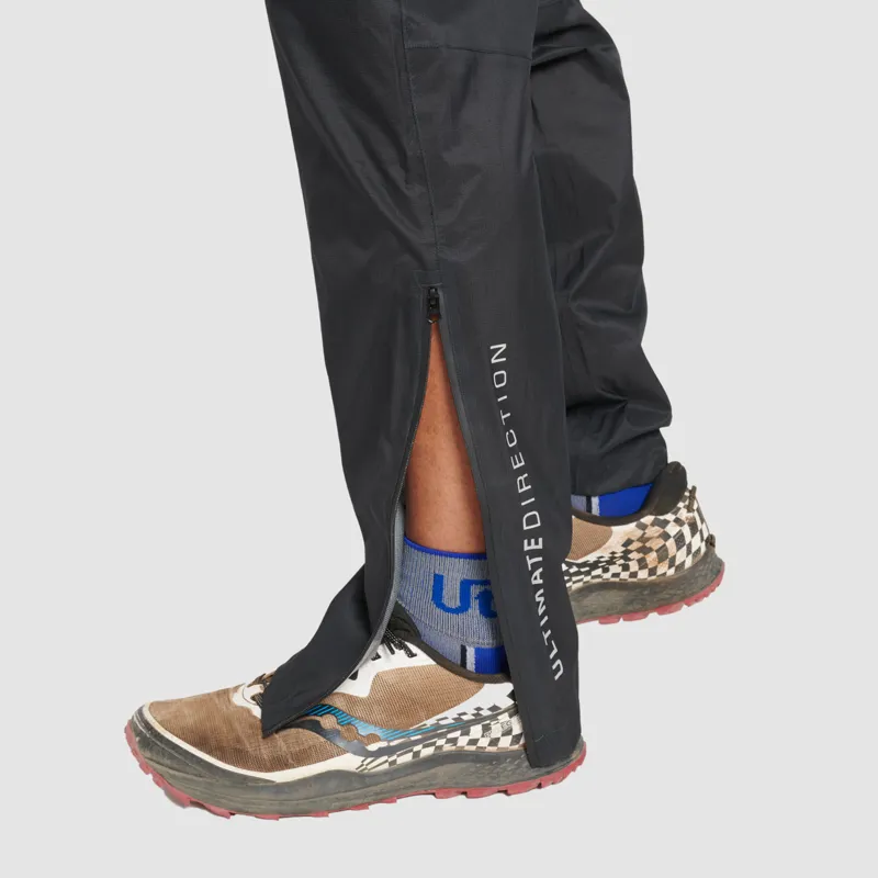 Ultimate Direction Ultra Pant Unisex Waterproof Running Trouser in Onyx-1