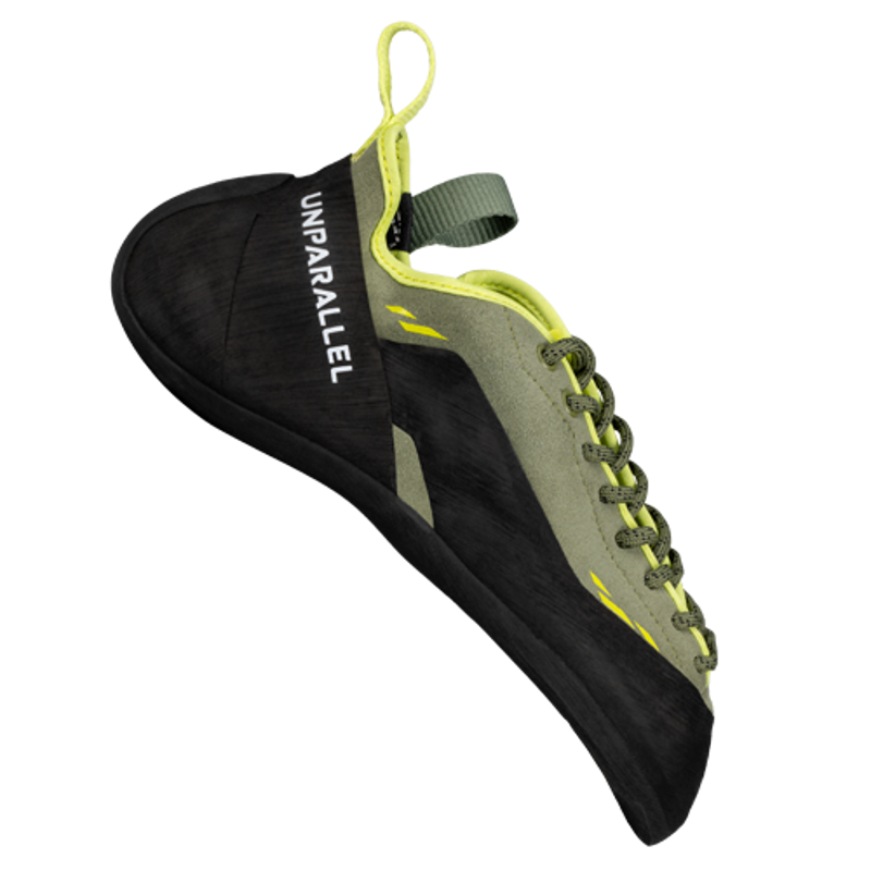 Unparallel UP-Beat Unisex Climbing Shoe in Douglas Green/Black 