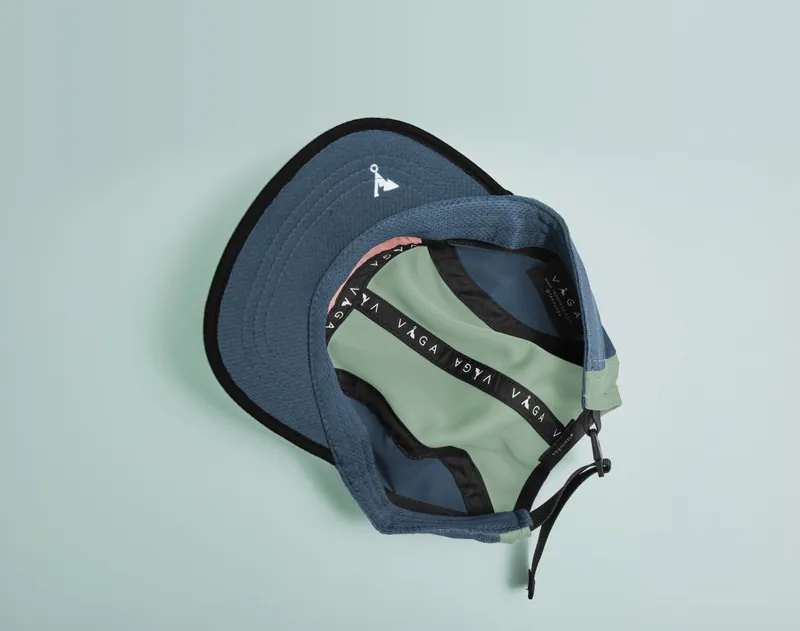Våga Running Club Cap in Mint/Blue Grey/Pink-1
