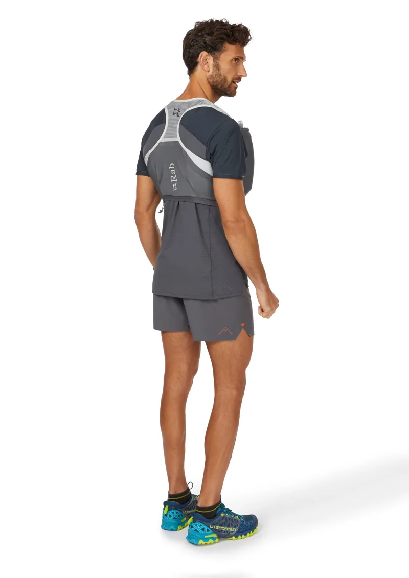 Rab Veil 2L Running Vest Pack in Gargoyle/Graphene-12