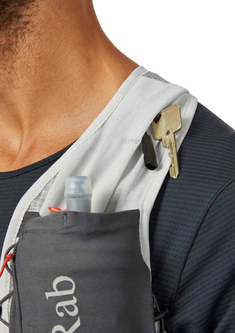 Rab Veil 2L Running Vest Pack in Gargoyle/Graphene-8