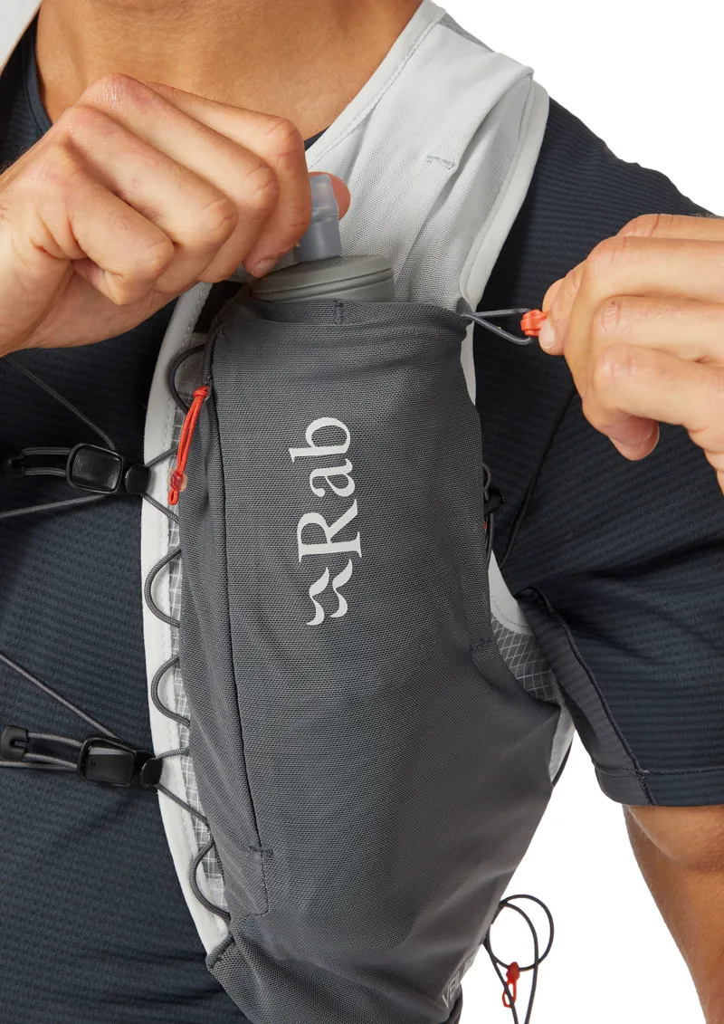 Rab Veil 2L Running Vest Pack in Gargoyle/Graphene-7
