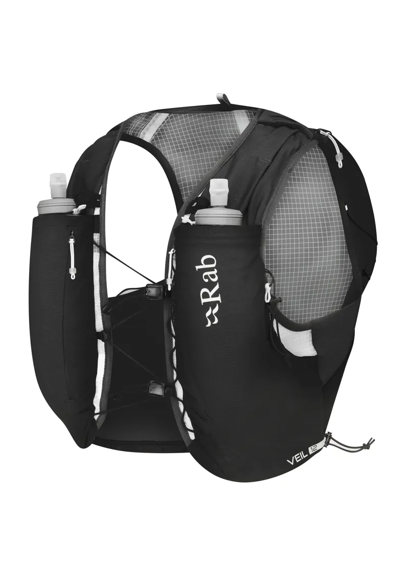 Rab Veil 12 Unisex Running Vest in Black