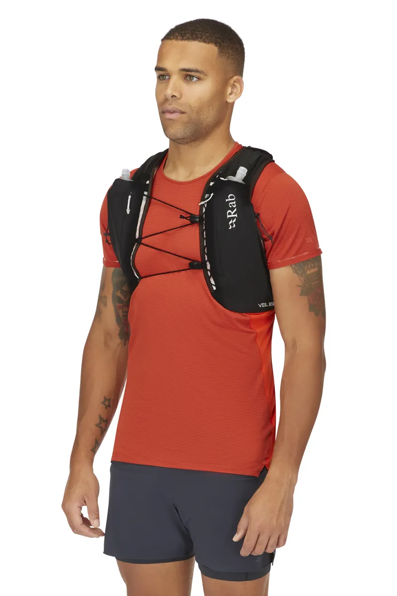 Rab Veil 12 Unisex Running Vest in Black-3