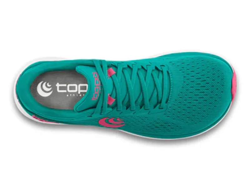 Topo Phantom 3 Women's Road Running Shoe in Teal/Pink-2