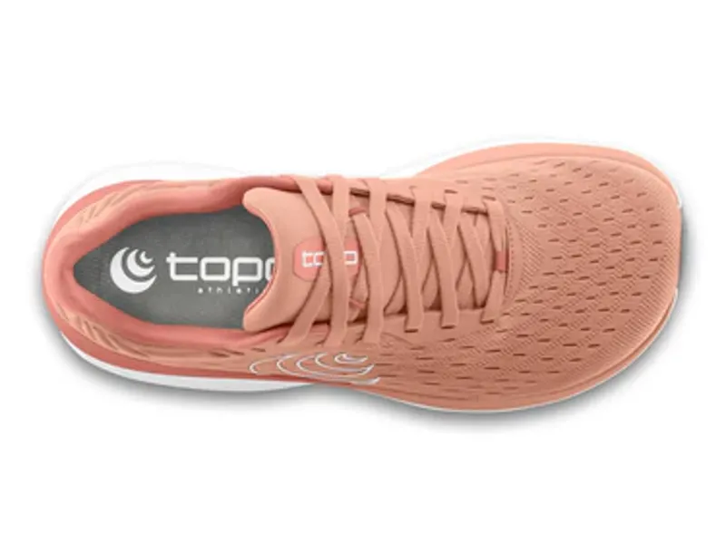 Topo Atmos Women's Road Running Shoe in Dusty Rose/White-1