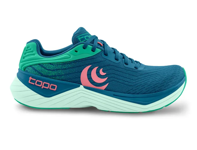 Topo Ultrafly 5 Women's Road Running Shoe in Blue/Aqua