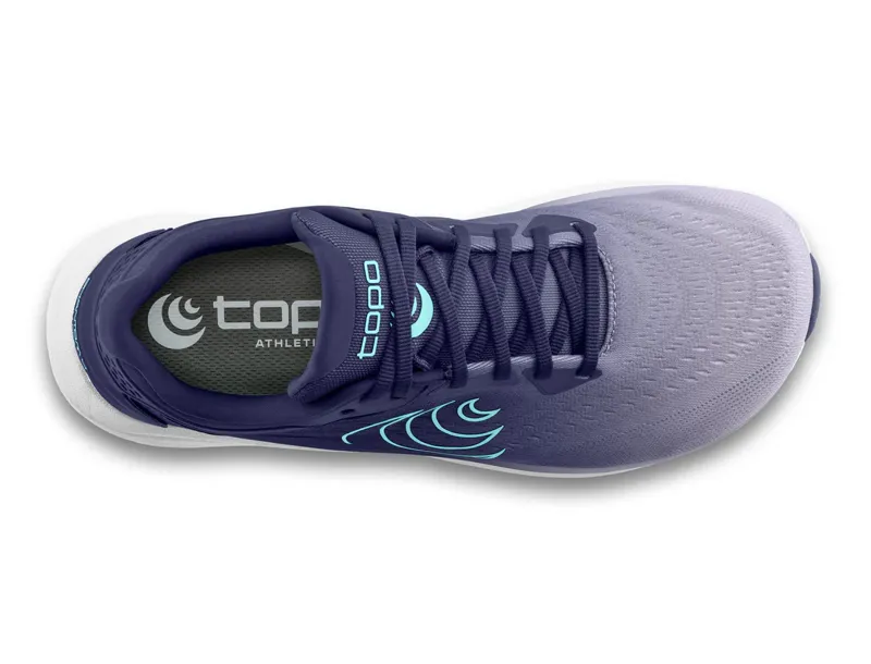 Topo Athletic Phantom 4 WIDE Women's Road Running Shoe in Purple/Blue-2