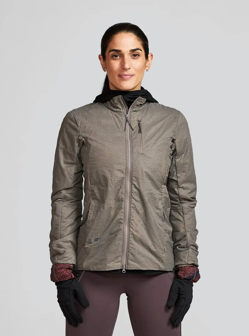 Janji Thermalrunner Women's Insulated Jacket in Wildlands Reflective -1