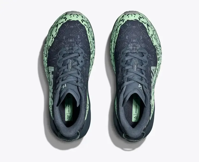 HOKA Speedgoat 6 GTX Women's Trail Running Shoe in Thunder Cloud/Mint Fluoride-1