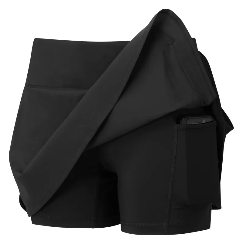 Ronhill Women's Life Running Skort in All Black-1