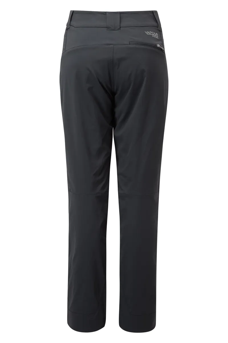 Rab Incline Vapour-Rise Pant Women's Softshell Trouser in Beluga-1