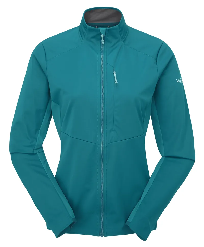 Rab Stormveil Windstopper Women's Running Jacket in Ultramarine