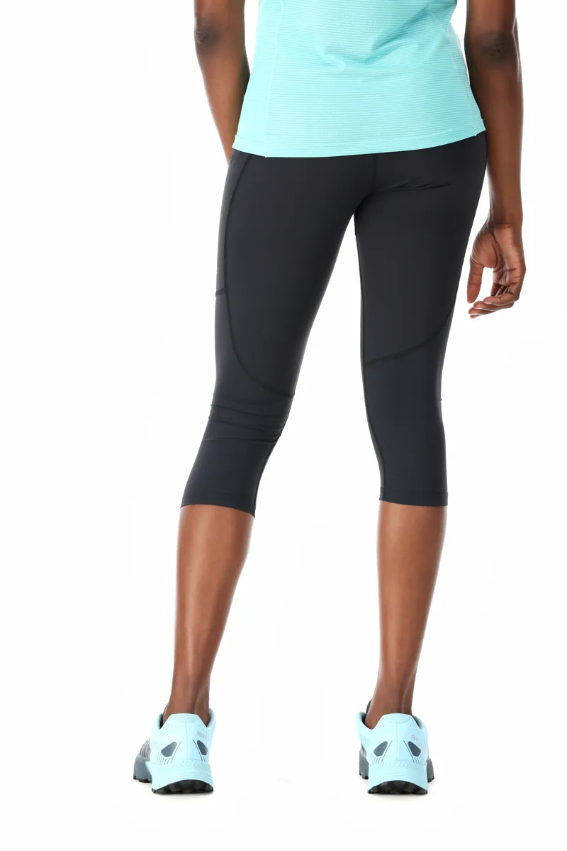 Rab Talus 3/4 Women's Running Tights in Black-3