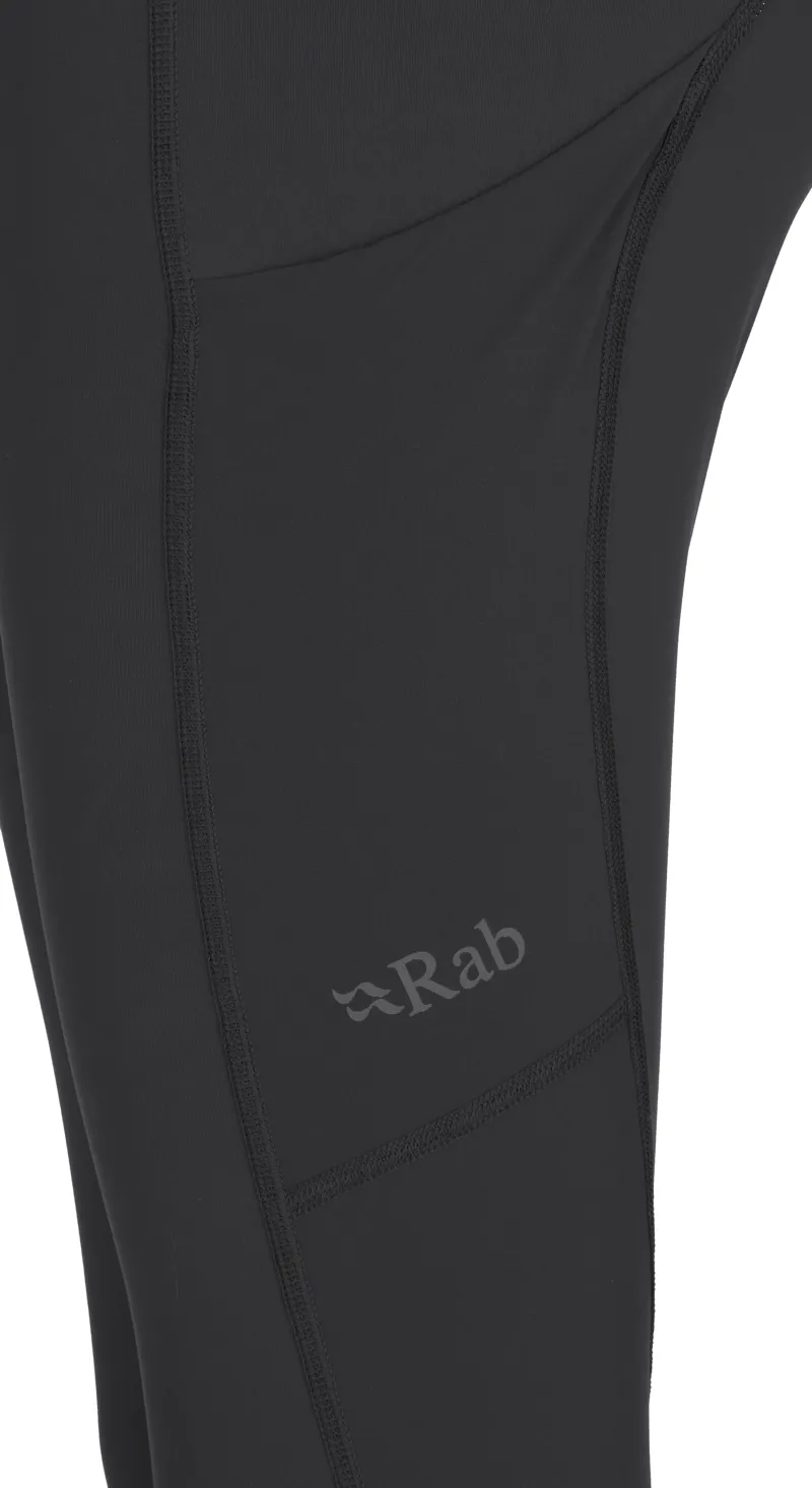 Rab Talus 3/4 Women's Running Tights in Black-4