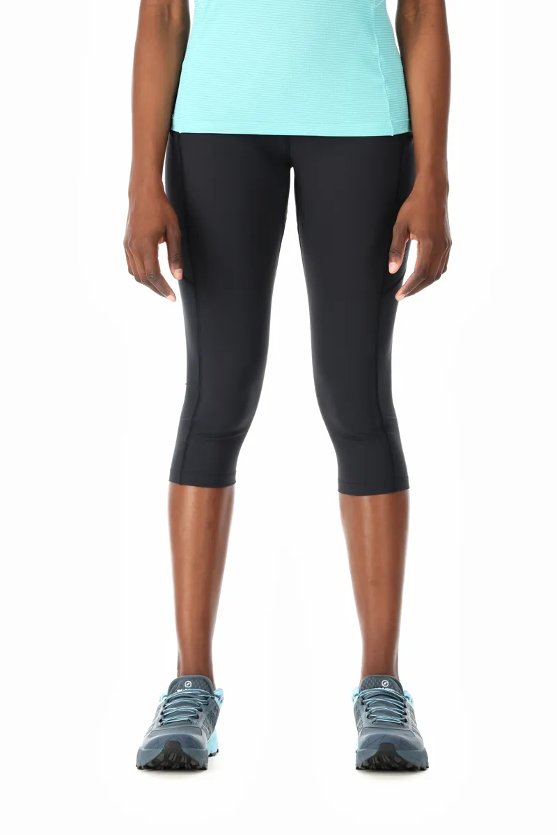 Rab Talus 3/4 Women's Running Tights in Black-2