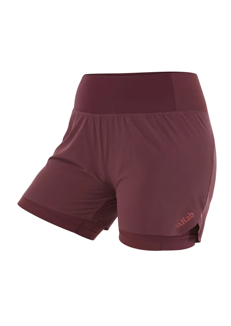 Rab Talus Trail Women's Running Short in Deep Heather-9