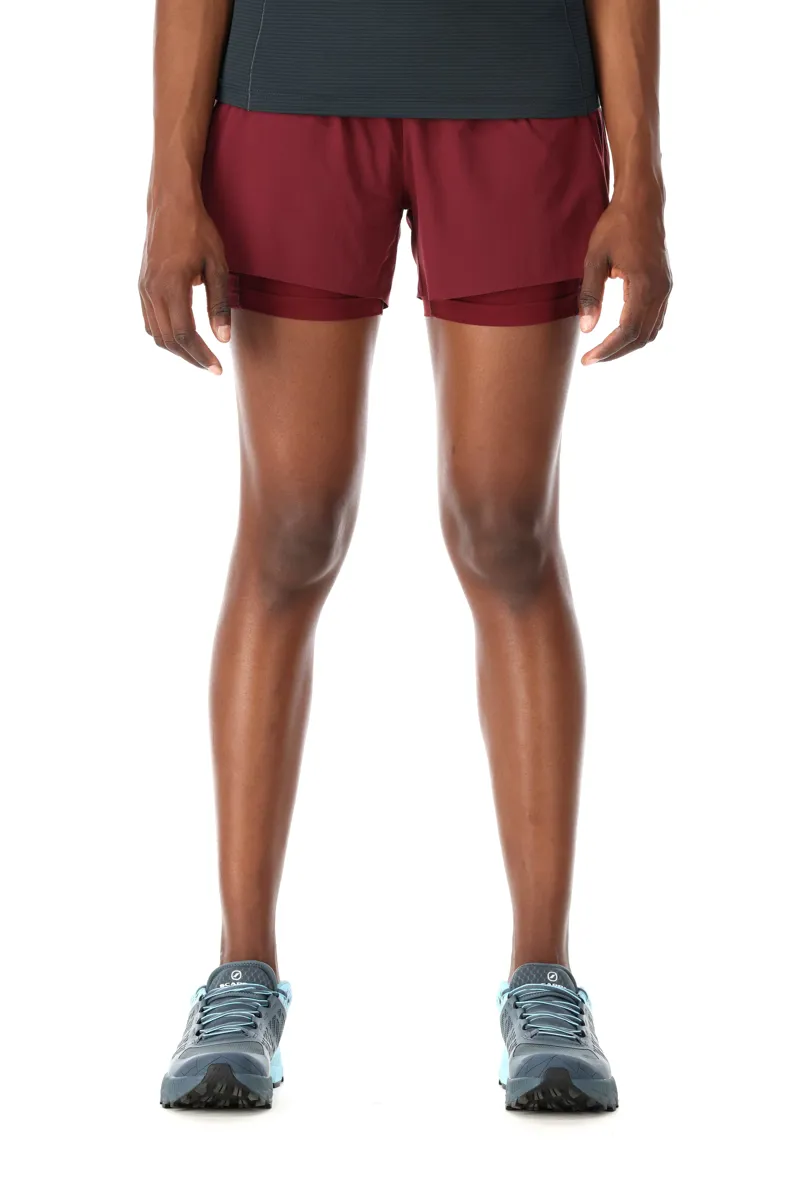 Rab Talus Trail Women's Running Short in Deep Heather-2